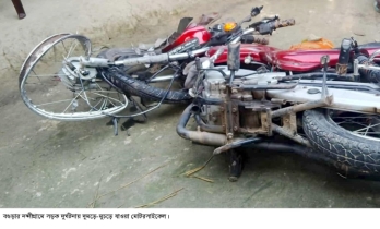 বগুড়ায় সড়ক দুর্ঘটনায় দুই শ্রমিক নিহত